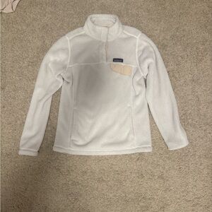 Patagonia White Fleece Pullover